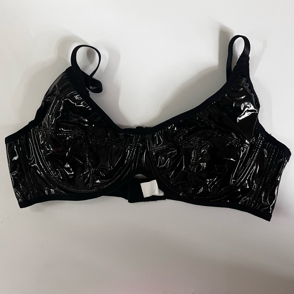 Thrifted Latex Bra Top